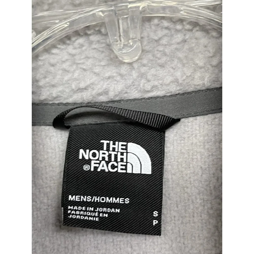 The NORTH FACE Parkview Mens Fleece Jacket Size Small Gray Deep Pile‎